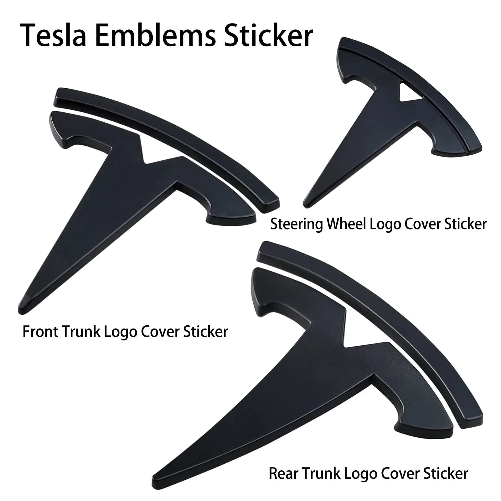 Model 3 Badge Covers (3-Pack)